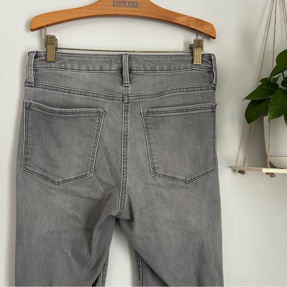 🩷ATHLETA SCULPTEK GRAY SKINNY MID RISE SKINNY JEANS POWER MESH STRETCH SIZE 6 - Picture 7 of 11